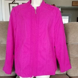 Allison Daley Faux suede Jacket